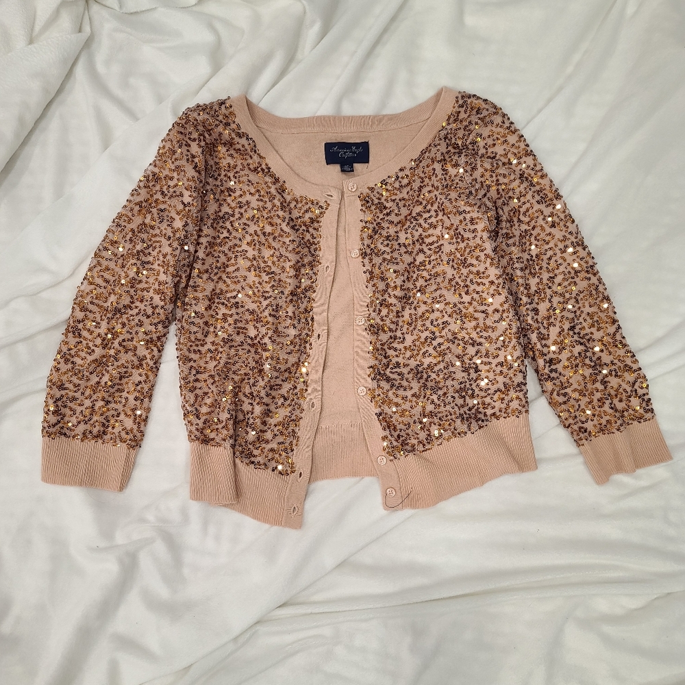 Rose Gold Cardigan